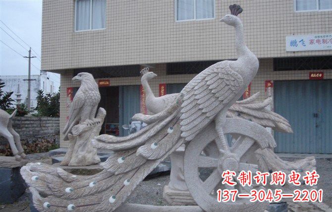 商丘大理石孔雀石雕塑