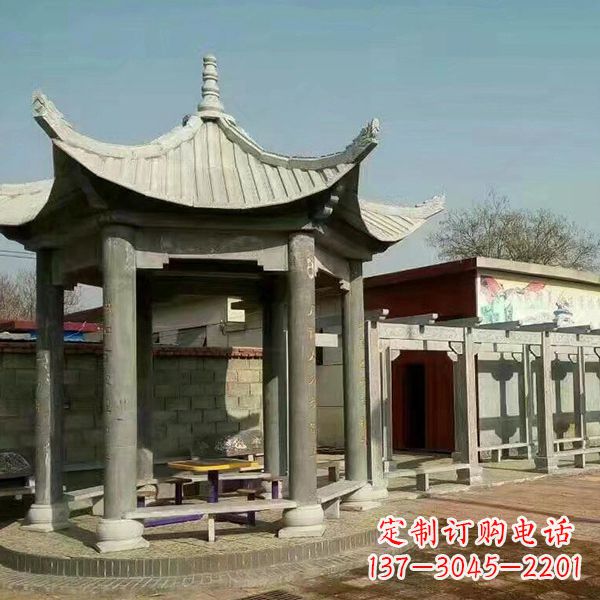 商丘大理石凉亭庭院亭子
