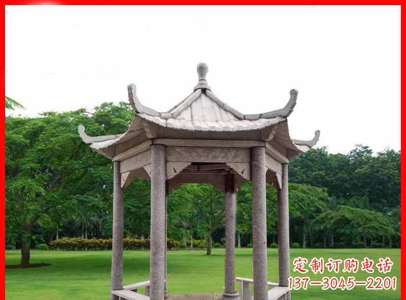 商丘精致大理石凉亭雕塑