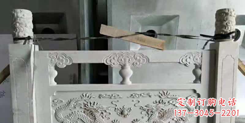 商丘大理石龙浮雕栏板雕塑