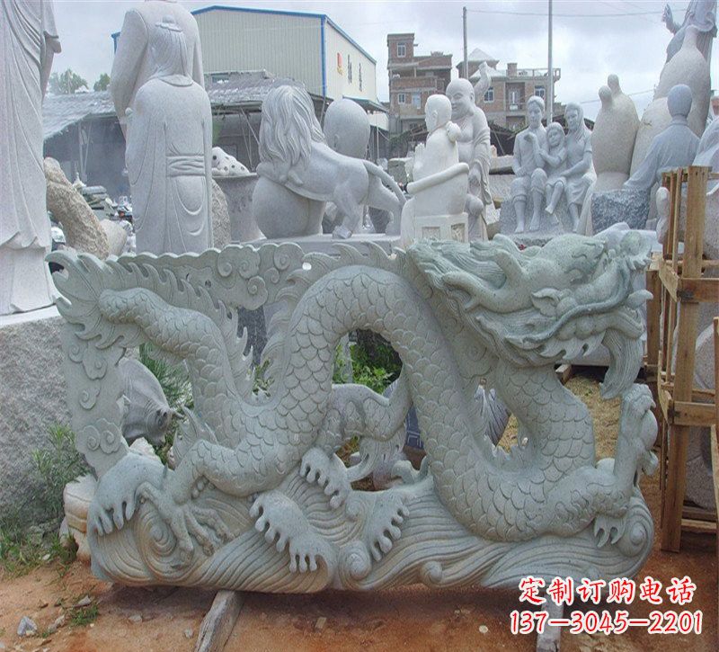 商丘大理石龙石雕传承古老文化,精雕细琢的艺术品