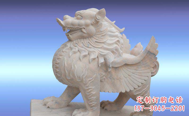 商丘大理石貔貅神兽石雕