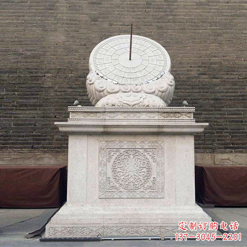 商丘精美石质日晷雕塑
