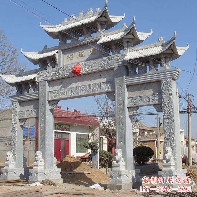 商丘大理石牌坊石雕艺术