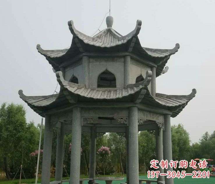 商丘精美大理石凉亭石雕