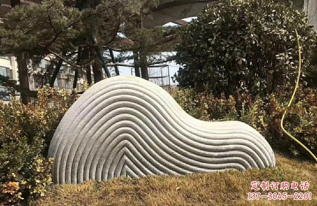 商丘高雅大理石纹理假山雕塑