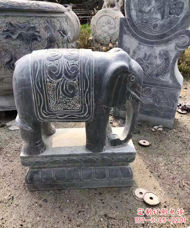 商丘大理石大象雕塑