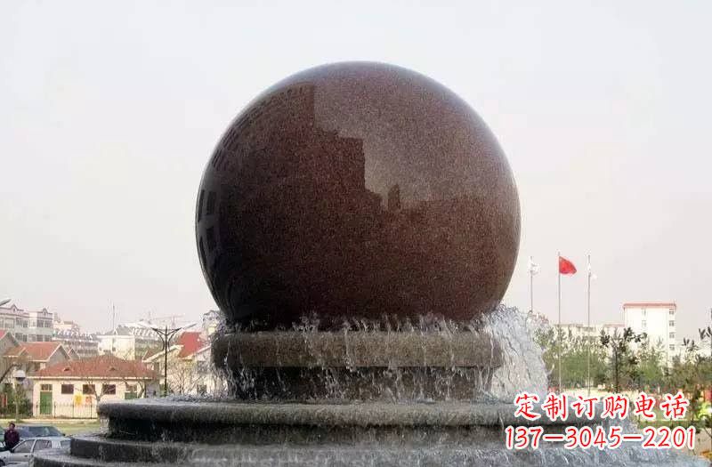 商丘大型风水球喷泉石雕