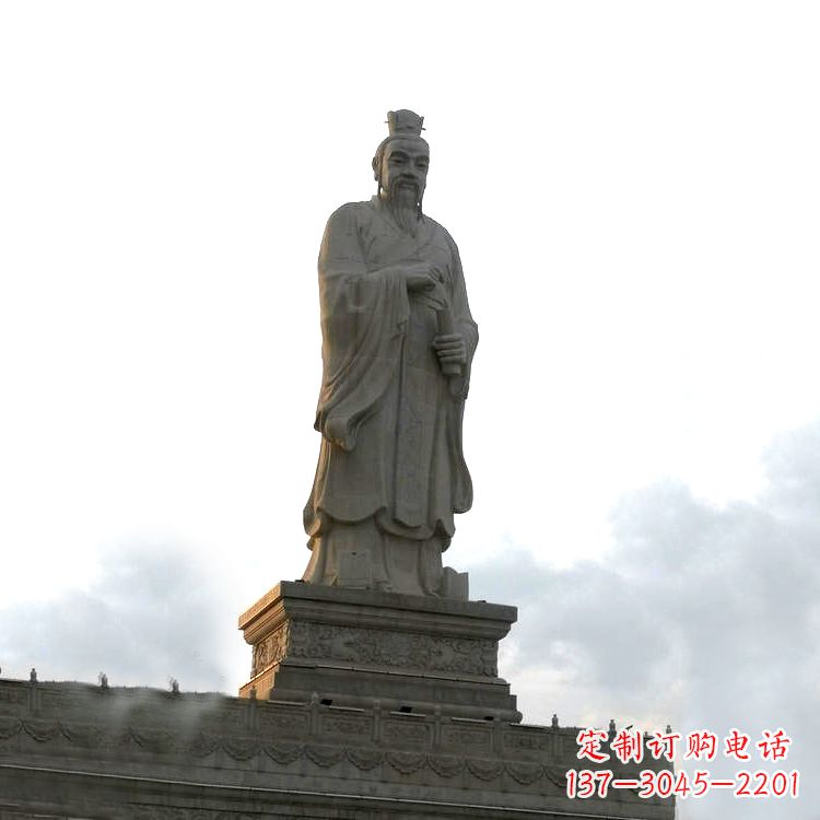 商丘大型孟子景观雕塑-景区广场历史文化名人塑像