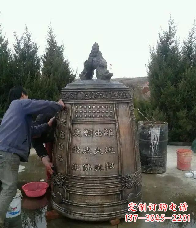 商丘大型铜钟寺庙铜雕