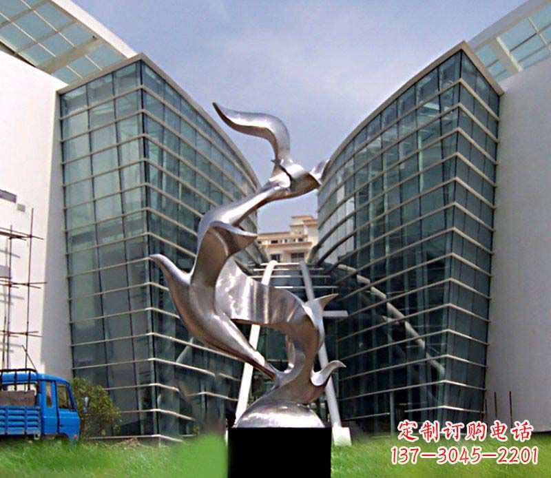 商丘大雁不锈钢雕塑