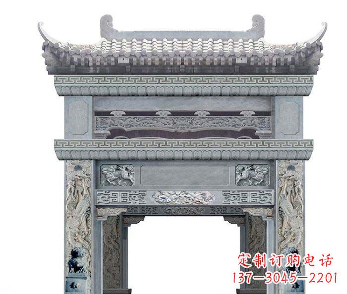 商丘精美石雕牌坊雕塑