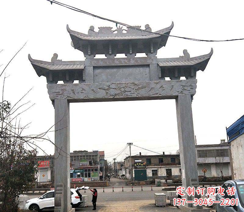 商丘精美大理石牌坊石雕