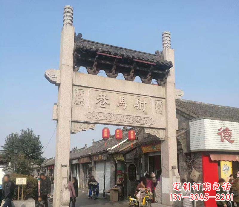 商丘中领雕塑牌坊石雕定制