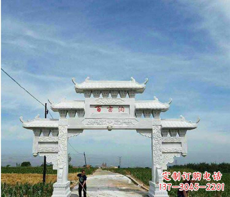 商丘西方风格石牌坊石雕