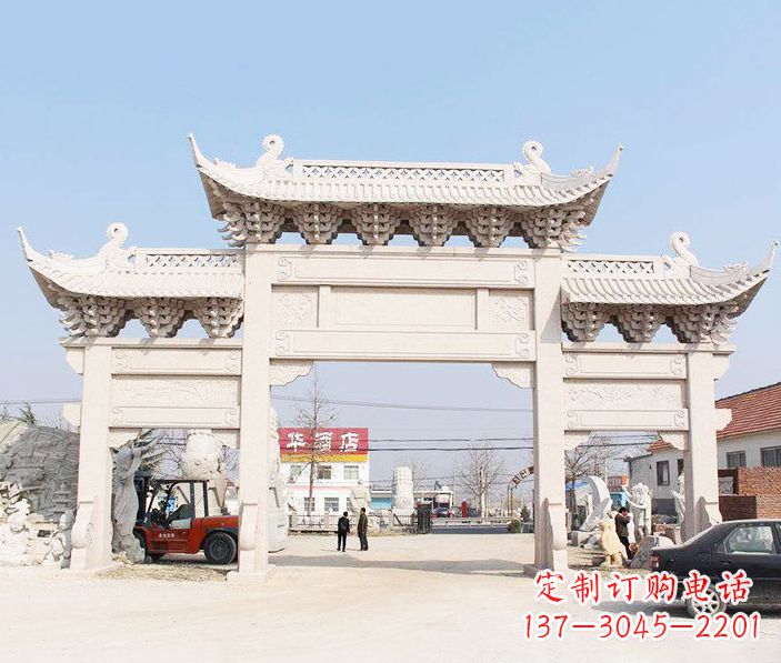 商丘精美牌坊雕塑