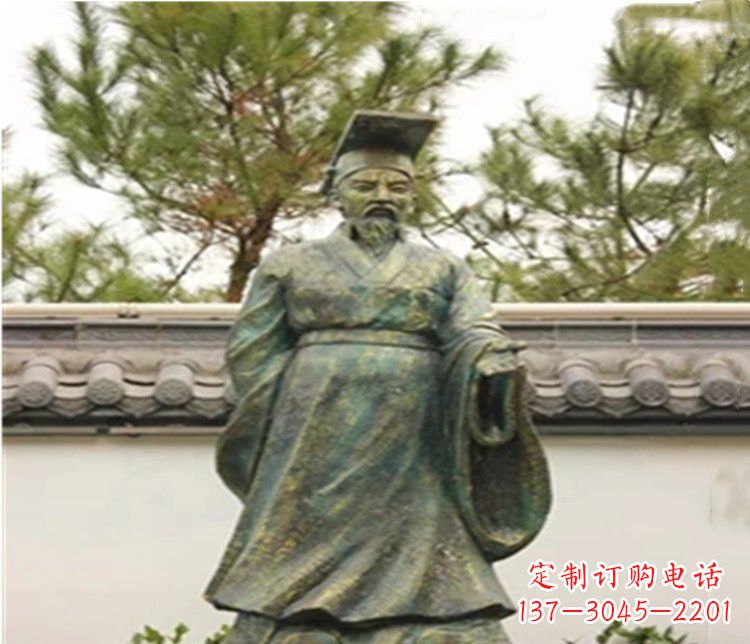 商丘青铜雕刻汉武帝铜雕