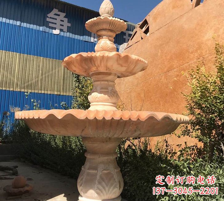商丘跌水盆喷泉石雕——精美的喷泉雕塑
