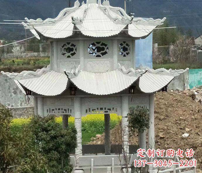 商丘古典凉亭石雕
