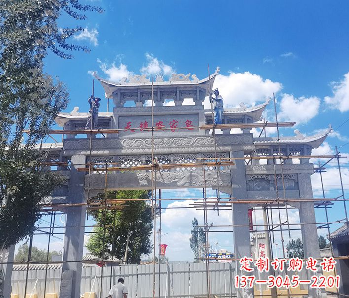 商丘牌坊雕塑品质精湛、精致耐看