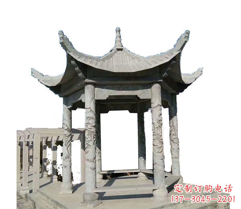 商丘传统风格凉亭石雕