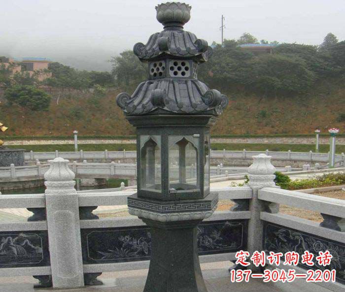 商丘仿古石灯雕塑，点亮景观空间