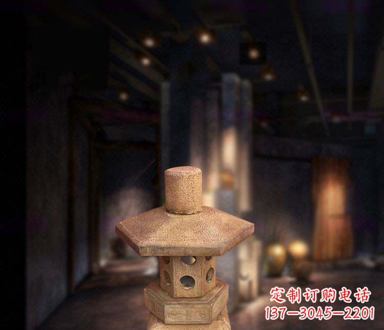 商丘精美仿古石灯雕塑