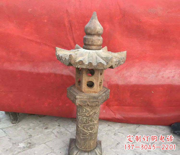 商丘传统风格石灯雕塑