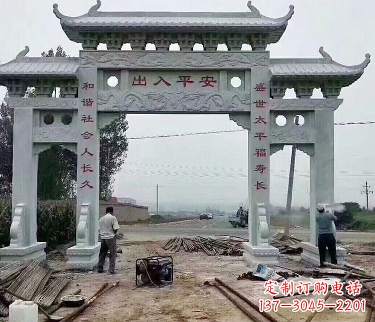 商丘仿古石牌坊石雕