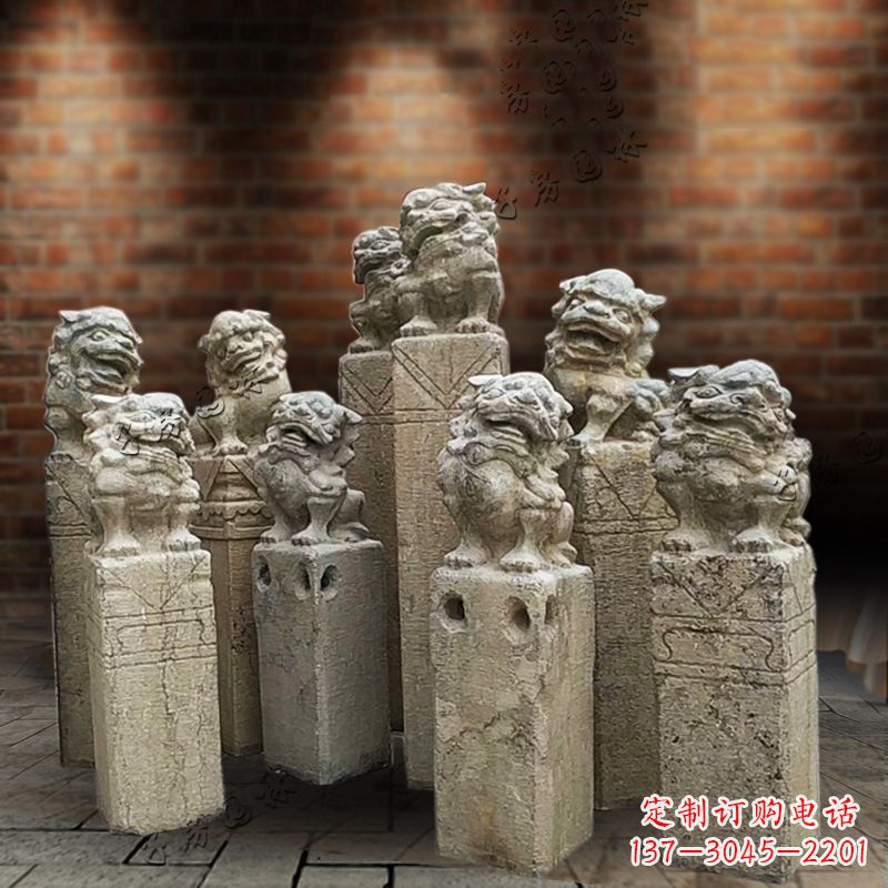 商丘仿古栓马雕塑