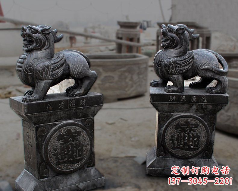 商丘仿古招财进宝貔貅石雕