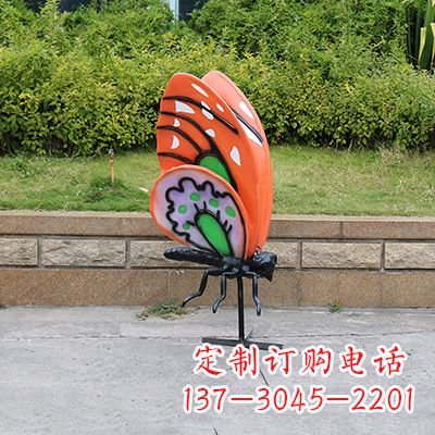 商丘仿真蝴蝶_大号蝴蝶红色款116x75x160