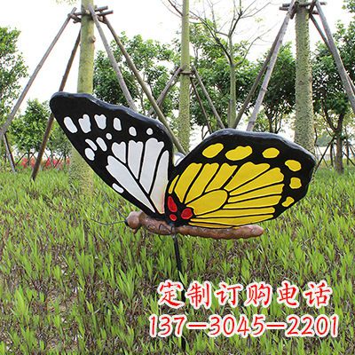 商丘 黄白黑款蝴蝶雕塑