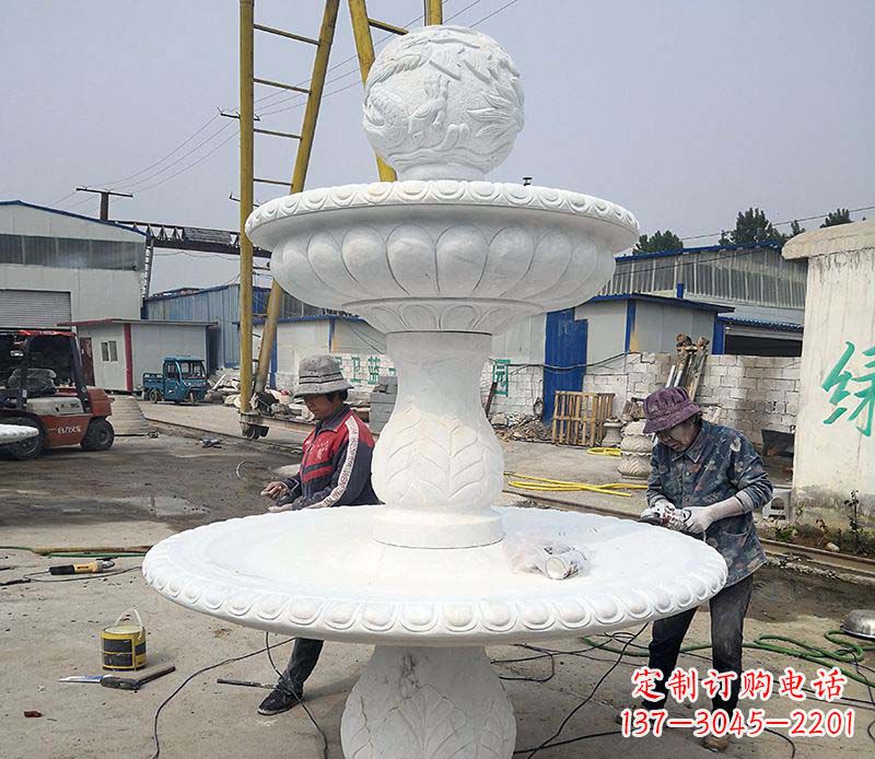 商丘风水球喷泉石雕1