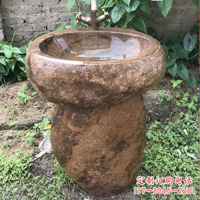 商丘精美手雕石花盆,传承古典品位