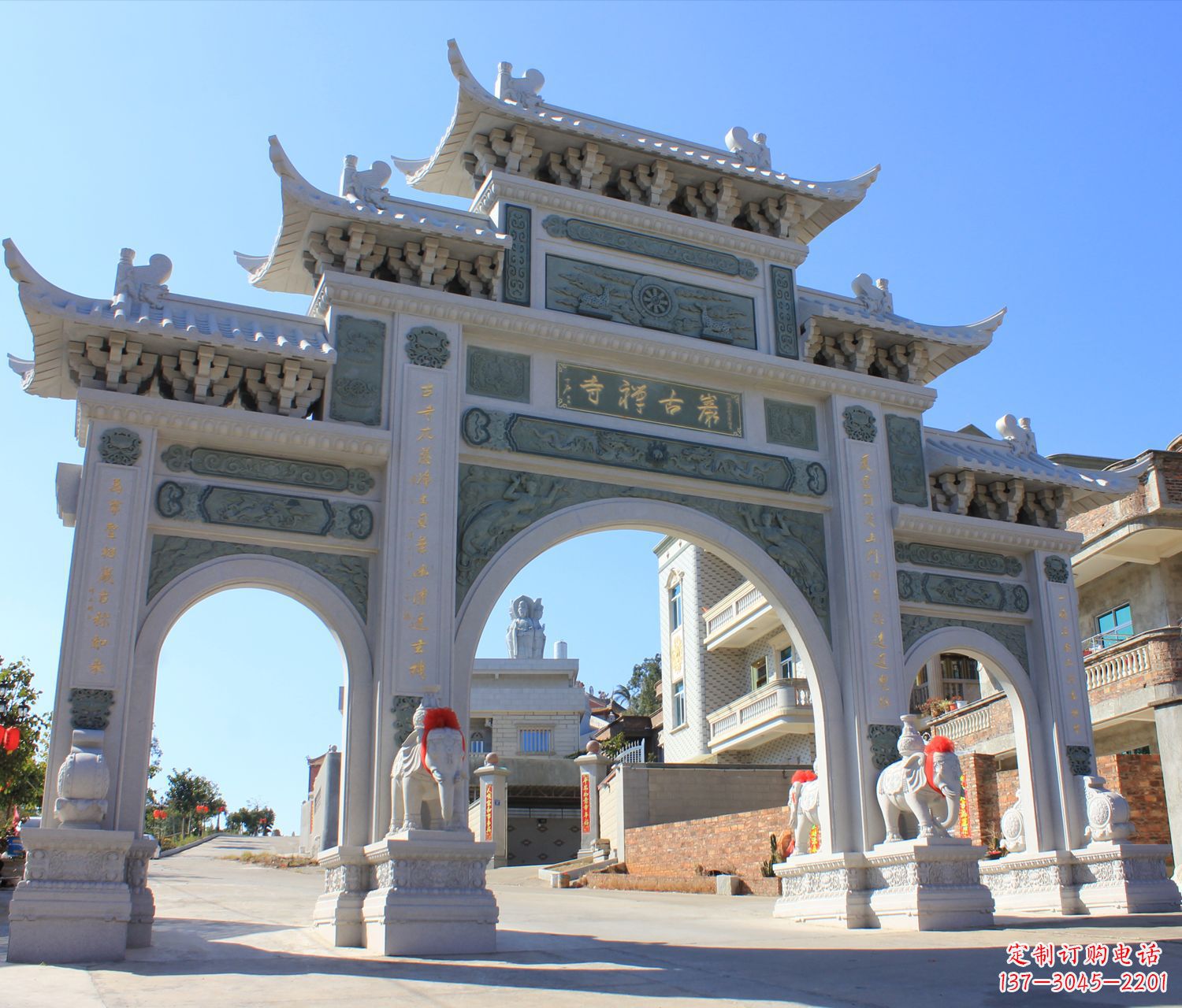 商丘个性石雕牌坊楼—唯美精致的装饰品