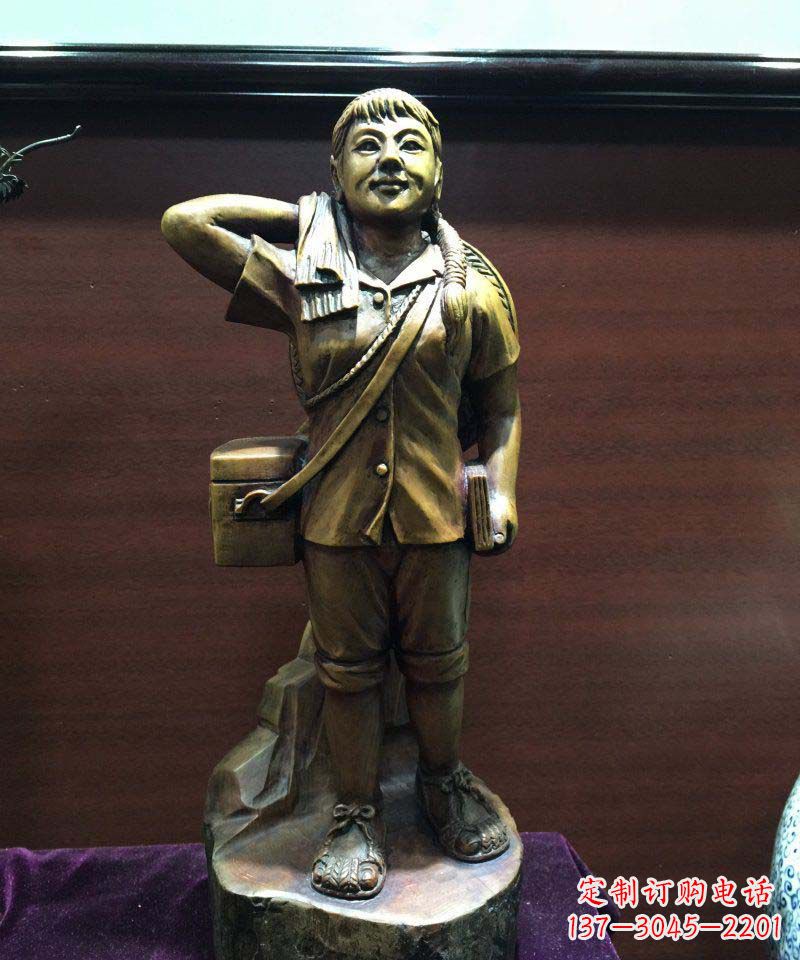 商丘浪漫而优雅的铜雕女人雕塑
