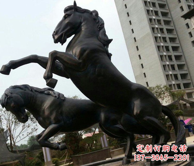 商丘高雅实木动物雕塑