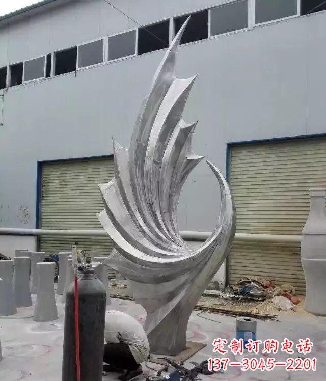 商丘 不锈钢凤凰抽象雕塑