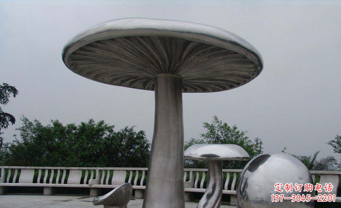 商丘特色不锈钢凉亭雕塑