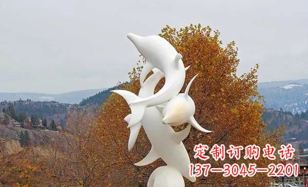 商丘山东中领雕塑海豚雕塑让自然之美悠然而生