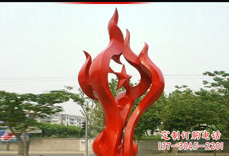 商丘 不锈钢火炬雕塑-美轮美奂