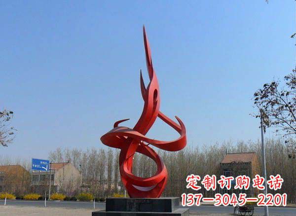 商丘不锈钢火苗经典建筑雕塑