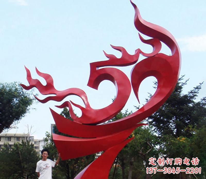 商丘梦幻飘带景观雕塑