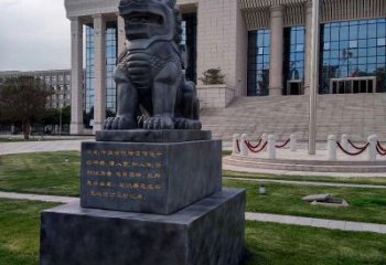 商丘法院神兽獬豸雕塑--正大光明庇护激励雕塑