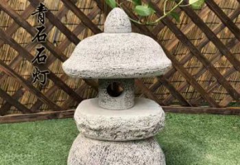 商丘精美仿古石灯公园照明灯石雕