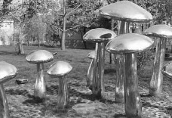 商丘萌芽之美，蘑菇景观雕塑
