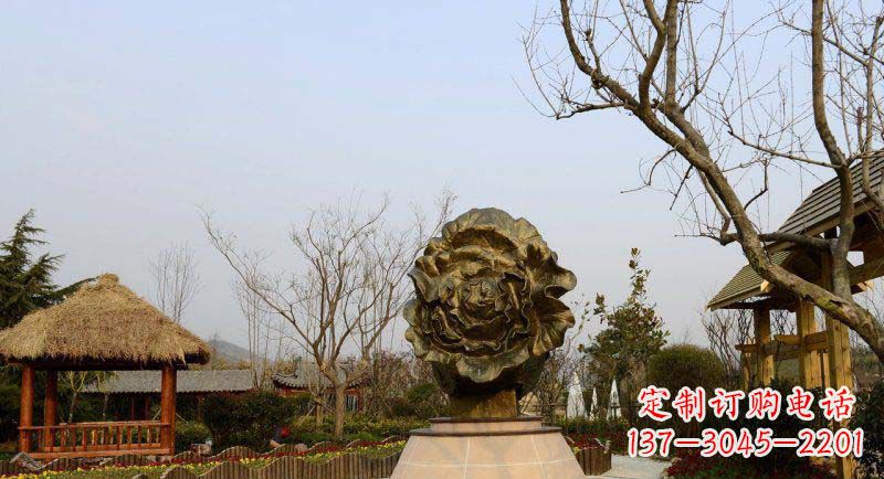商丘公园大白菜景观铜雕