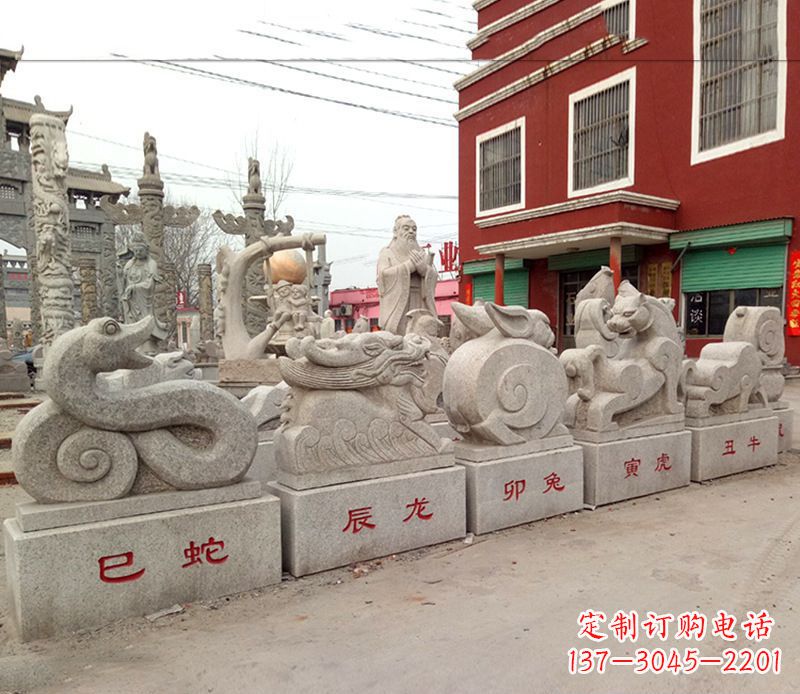 商丘产品名称公园动物大理石雕塑