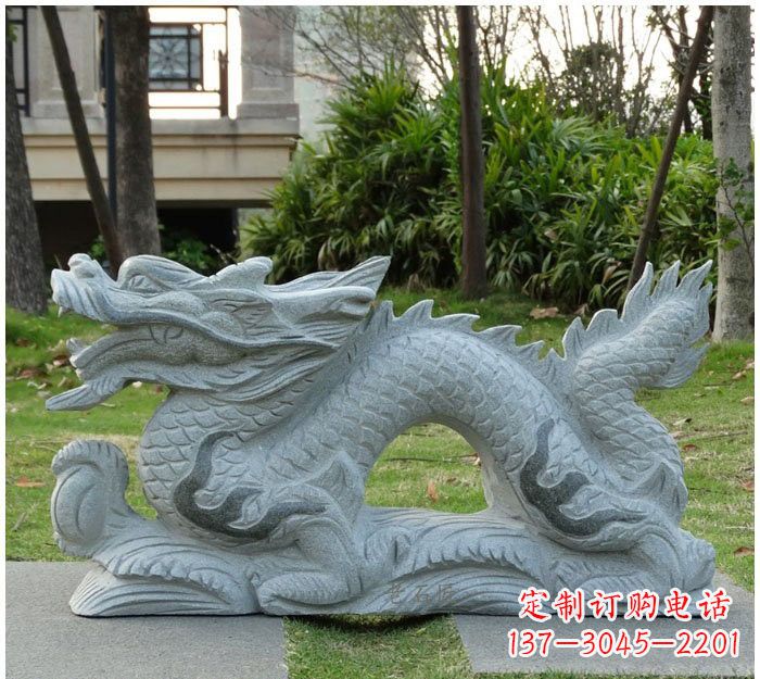 商丘精美雕刻的大理石龙雕塑